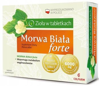 Morwa Biała forte 60 tabletek colfarm