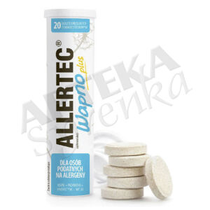 Allertec wapno plus x 20 tabletek musujących