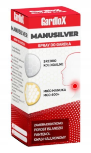 Gardlox Manusilver Spray do gardła 30ml