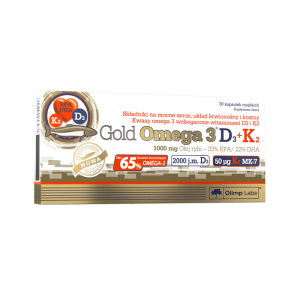 OLIMP Gold Omega 3 D3+K2 30 kapsułek