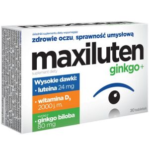 Maxiluten Ginkgo+ 30 tabletek