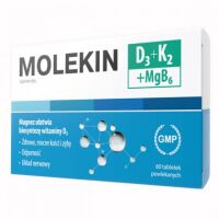 Molekin D3 + K2 + MgB6 60 tabletek