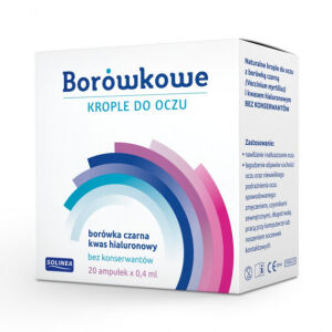 Borówkowe krople do oczu x 20 ampułek