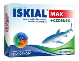 Iskial Max + Czosnek 120 kapsułek