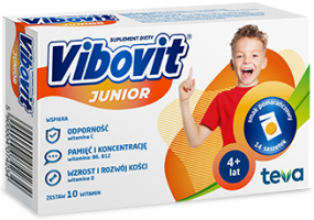 Vibovit Junior o smaku pomarańczowym 44 saszetki