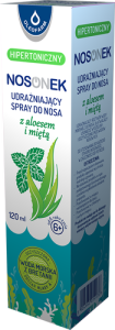 NOSONEK Udrażniający spray do nosa z aloesem miętą wodą morską 120 ml