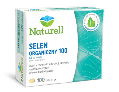 NATURELL Selen Organiczny 100 tabletek