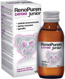 RENOPUREN zatoki Junior płyn 120 ml