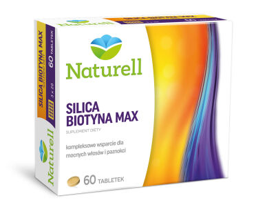 NATURELL Silica Biotyna Max 60 tabletek