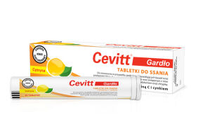 Cevitt Gardło cytryna 20 tabletek do ssania