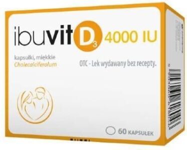 Ibuvit D3 4000j.m. 60 kapsułek