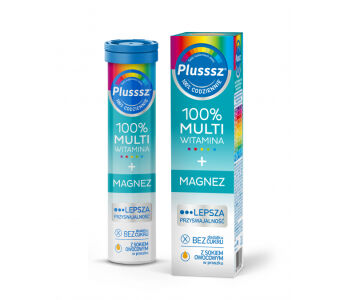 Plusssz 100% Multiwitamina + Magnez x 20