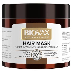 BIOVAX - INTENSYWNIE REGENERUJĄCA MASECZKA ARGAN MAKADAMIA KOKOS - 250 ml