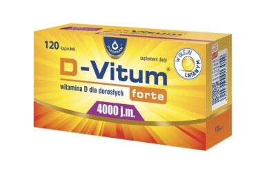 D-Vitum forte 4000 j.m. kaps. 120 kaps.