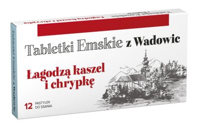 Tabletki Emskie z Wadowic 12 pastylek