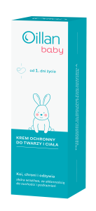 Oillan Baby Krem pielęgnacyjny do twarzy i ciała 75 ml