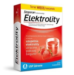 Elektrolity Truskawka 7 saszetek