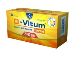 D-Vitum forte 2000 j.m. 120 kapsułek