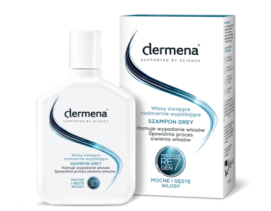 DERMENA GREY Szampon Włosy siwiejące 200ml