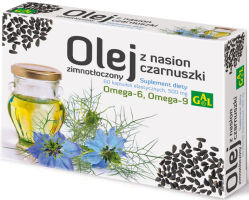 Olej z Nasion Czarnuszki GAL 60 kapsułek