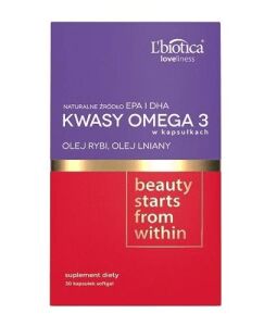 L'BIOTICA KWASY OMEGA 3 Loveliness  30kap