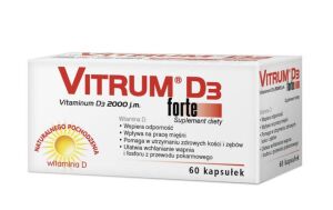 Vitrum D3 Forte 60 kapsułek