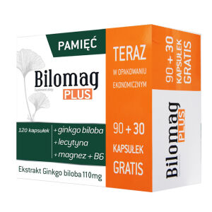 Bilomag Plus 90 kapsułek (+30 gratis)