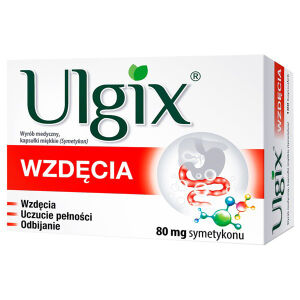 Ulgix Wzdęcia 100 kapsułek