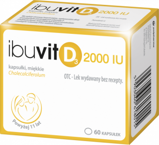 Ibuvit D3 2000j.m. 60 kapsułek