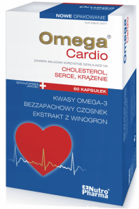 Omega Cardio+czosnek x 60 kapsułki