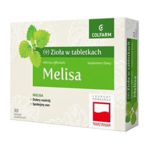 Melisa 30 tabletek COLFARM