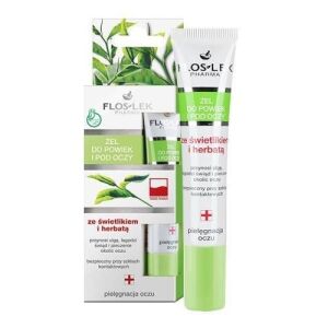 FLOS-LEK żel pod oczy świetlik+herbata 15ml 