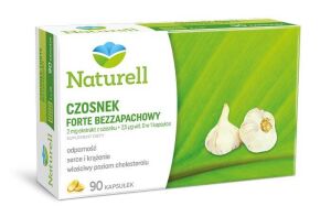 NATURELL Czosnek forte bezzapachowy 90 kapsułek