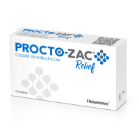 PROCTO-ZAC RELIEF CZOPKI DOODBYTNICZE 10 SZTUK