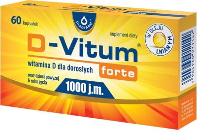 D-Vitum forte 1000 60 kapsułek