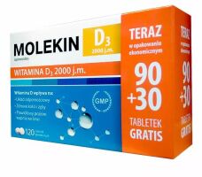 Molekin D3 2 000 120 tabletek