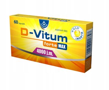 D-Vitum Forte Max 4000 j.m. 60 kapsułek