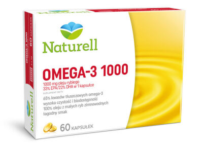 NATURELL Omega-3 1000 60 kapsułek