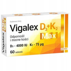 Vigalex D3 + K2 Max 60 tabletek