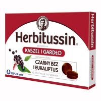 Herbitussin Kaszel+Gardlo 12 pastylek