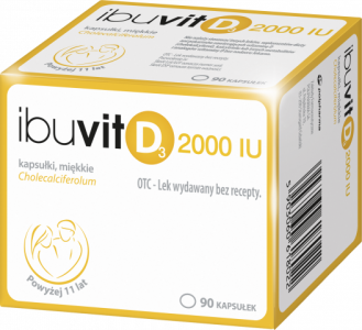 Ibuvit D3 2000j.m. 90 kapsułek