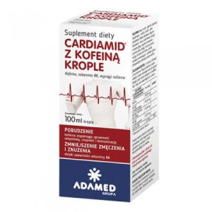 CARDIAMID Z KOFEINĄ KROPLE krople 100 ml