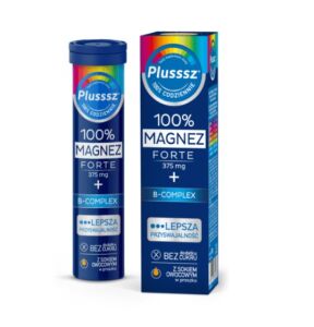 Plusssz 100% Magnez Forte + B-Complex 20 tabletek musujących