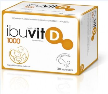 Ibuvit D 1000j.m. 30 kapsułek Twist-off