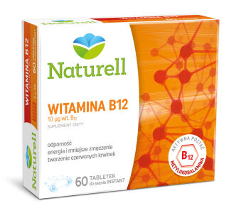 NATURELL Witamina B12 x 60 tabletki dossania 