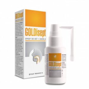 GOLDisept spray do ust i gardła 25 ml