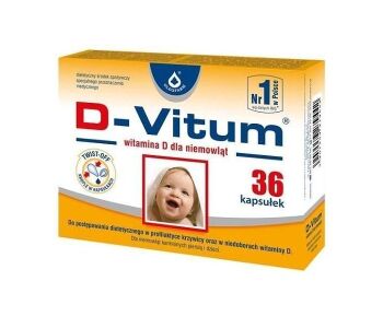 D-Vitum Wit. D dla niemowląt kapsułki*36