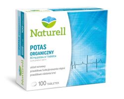 NATURELL Potas organiczny x 100 tabletki