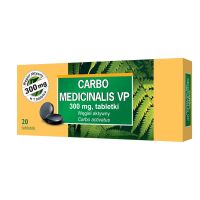 Carbo medicinalis 300mg x 20 tabletek