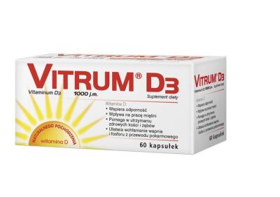 Vitrum D3 1000j.m 60 kapsułek